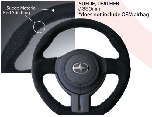 Cusco - Sport Steering Wheel - Suede - 350mm - BRZ / FRS / GT86 - 965 763 AS