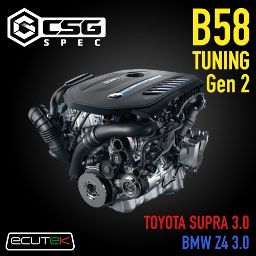 CSG Ecutek Tuning Service for Toyota GR Supra 3.0 A90, G29 BMW Z4 m40i, BMW B58 (Gen2)