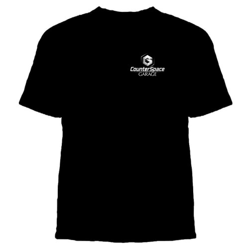 CounterSpace Garage - Black T-Shirt
