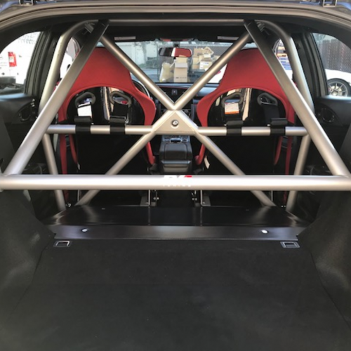 EVS Tuning - 4 Point Roll Bar (Black) - Honda Civic Type R FK8 2017-21 / FL5 2023+