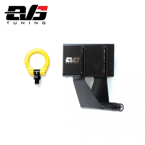 EVS Tuning - Front Folding Tow Hook (Yellow) - Honda Civic Type R FL5 2023+