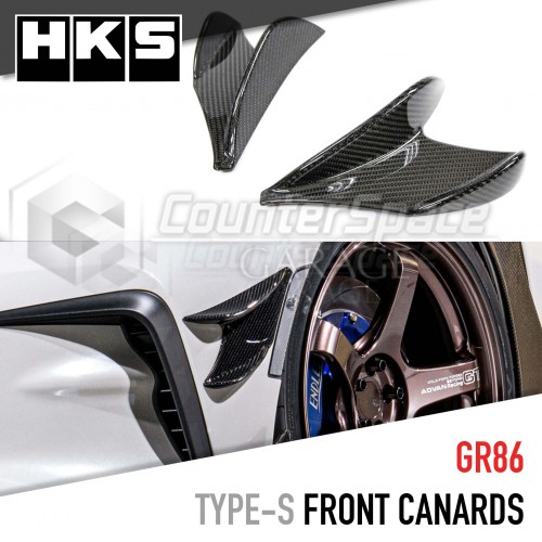 HKS TYPE-S Front Canards - Toyota GR86