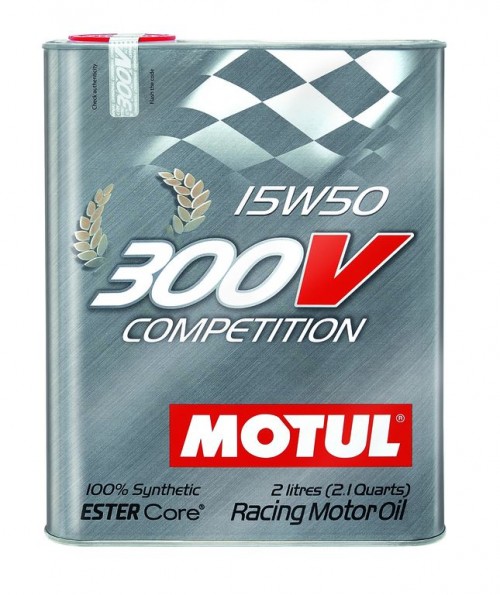 Motul 300V "COMPETITION" 15W50 - 2 Liter Tin