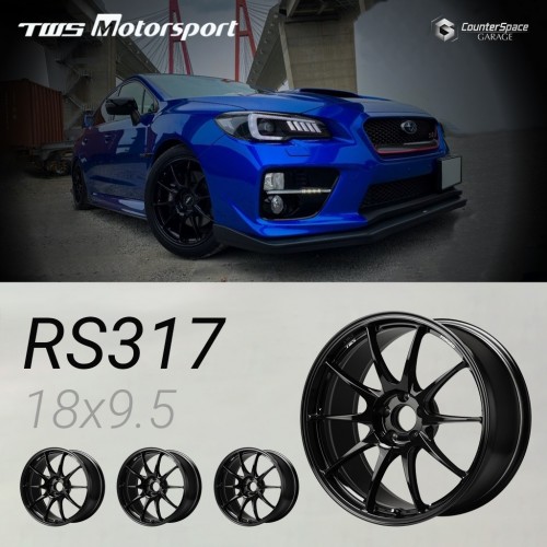TWS Motorsport RS317 - Forged Wheel Set - 18" x 9.5" ET45 - 5x114.3 - Honda S2000 / Subaru WRX STI
