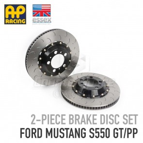 FRONT Performance Cross Drilled Slotted Brake Disc Rotors TB5404 