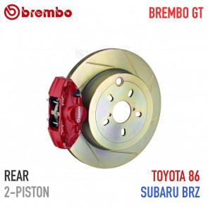 Brembo GT - 316x20mm (12.4") Disc - REAR Big Brake Kit - 2-Piston Caliper - Subaru BRZ / Scion FR-S / Toyota 86 / GR86