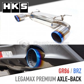HKS LEGAMAX Premium Axle-back Exhaust - Subaru BRZ / Toyota GR86 (FA24)
