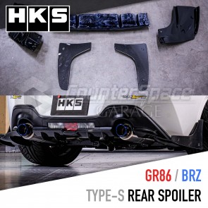 HKS TYPE-S Rear Spoiler - Toyota GR86 / Subaru BRZ 