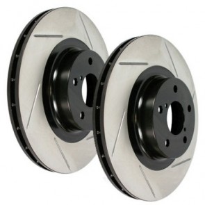 REAR Performance Cross Drilled Slotted Brake Disc Rotors TB54032