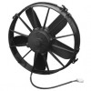 SPAL High Performance Cooling Fans - 30102038 - 12" Electric Fan - Single - 1640 CFM - 12V - Puller - Black