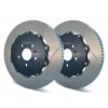 Girodisc - Replacement 2-Piece Floating Brake Disc Rotors - Front Pair - BMW F87 M2 / F80 M3 / F82 M4 - Blue Calipers
