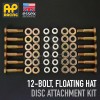 AP Racing - 12-Bolt, Floating Hat, Disc Attachment Hardware Kit