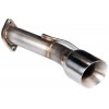 Berk Technology Track Pipe Muffler Delete 2.5" (63.5mm) with 4" (100mm) exhaust tip - BT8602