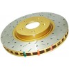 DBA - 4000 Series Rotor - Uni-Directional Cross Drilled / Slotted Rotor Front Pair - BRZ/FRS - 4650XS