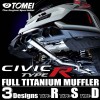 TOMEI EXPREME Ti - Full Titanium Muffler Catback - Honda Civic Type-R FK8